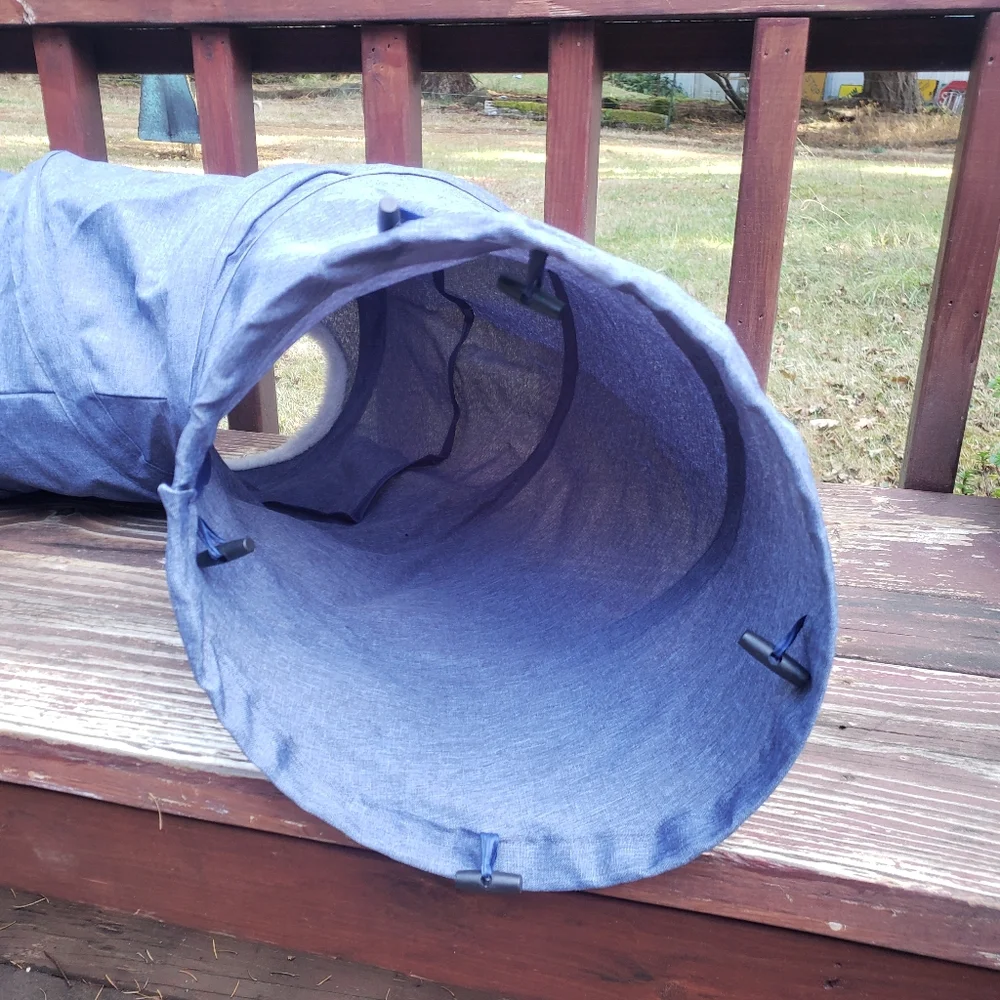 Catit Vesper Kitten or Cat Play Tunnel - Blue